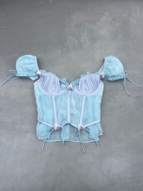Victoria’s Secret For Love And Lemons ELLERY BUSTIER TOP